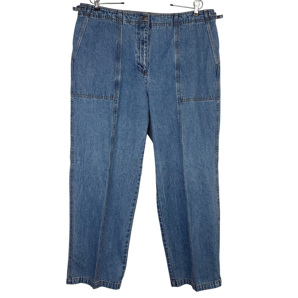 Vintage Ralph Lauren Jeans Co 16W Mom Jeans 90s Straight Leg Denim 38" Waist‎